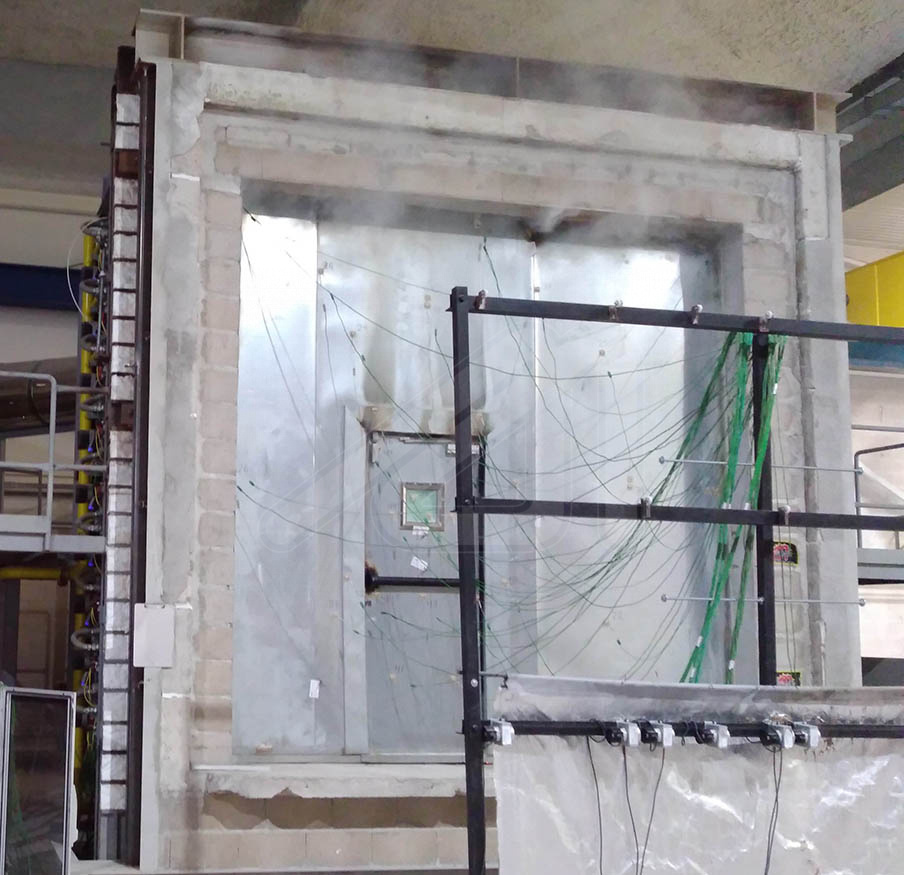 Fire rated sliding doors with CE marking
