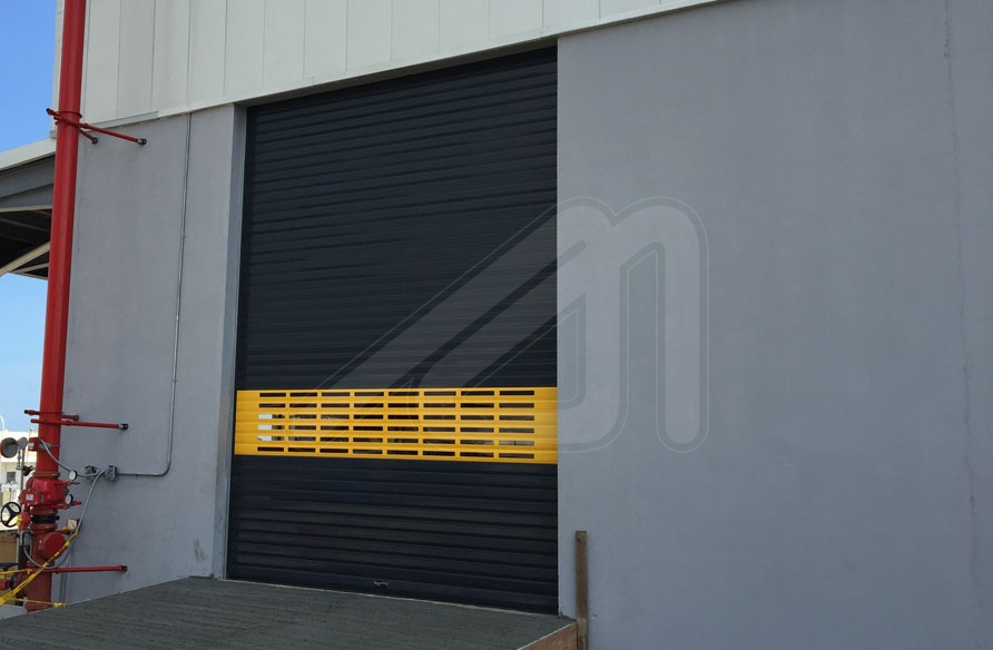 Puerta enrollable industrial Alumir Simple / Doble